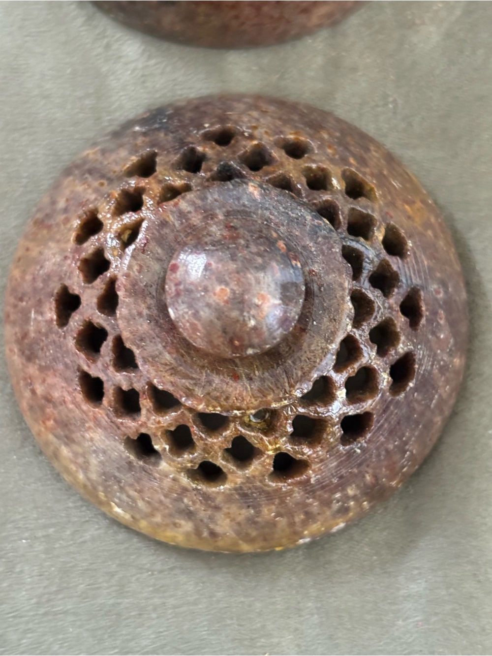 Boho Spiritual Cleansing Kit Soapstone Dome Burner + Sandalwood Incense Gift Set - Picture 8 of 16